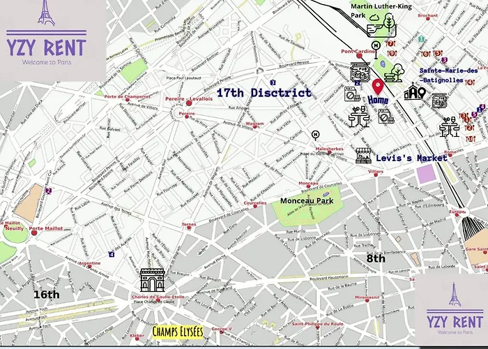 Studio Moderne Au Coeur De Paris Batignolles